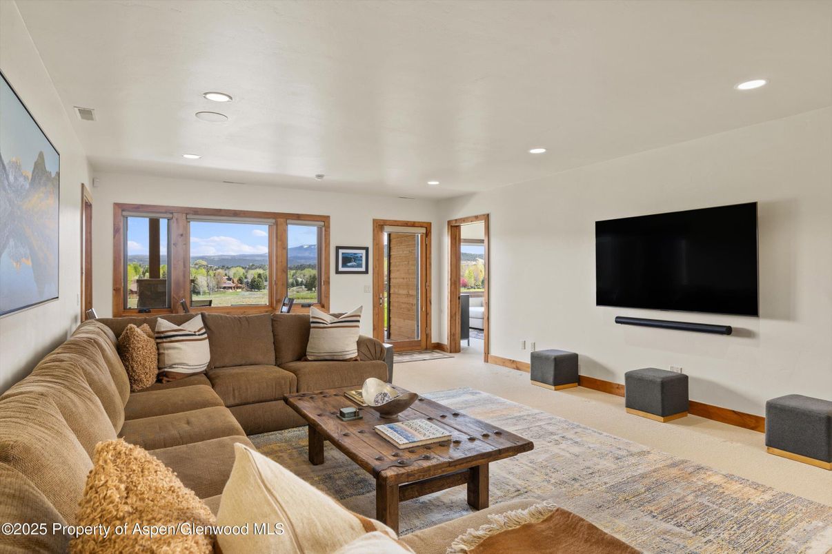Interior, Living room, Recessed Lighting