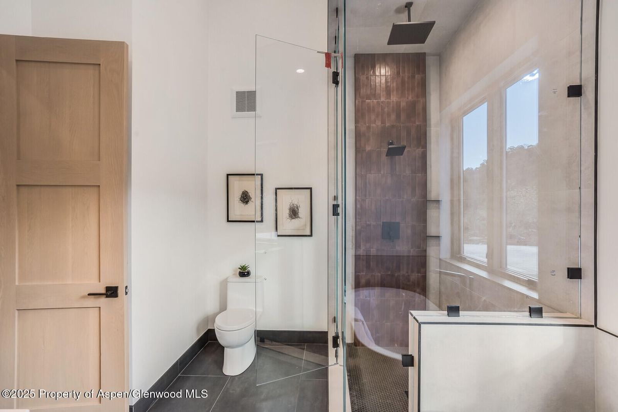 Bathroom, Glass Shower, Interior