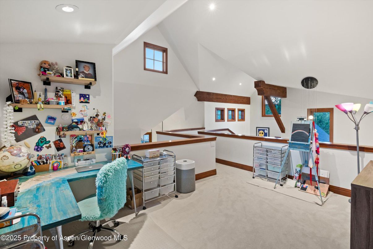 Home Office, Interior, Recessed Lighting