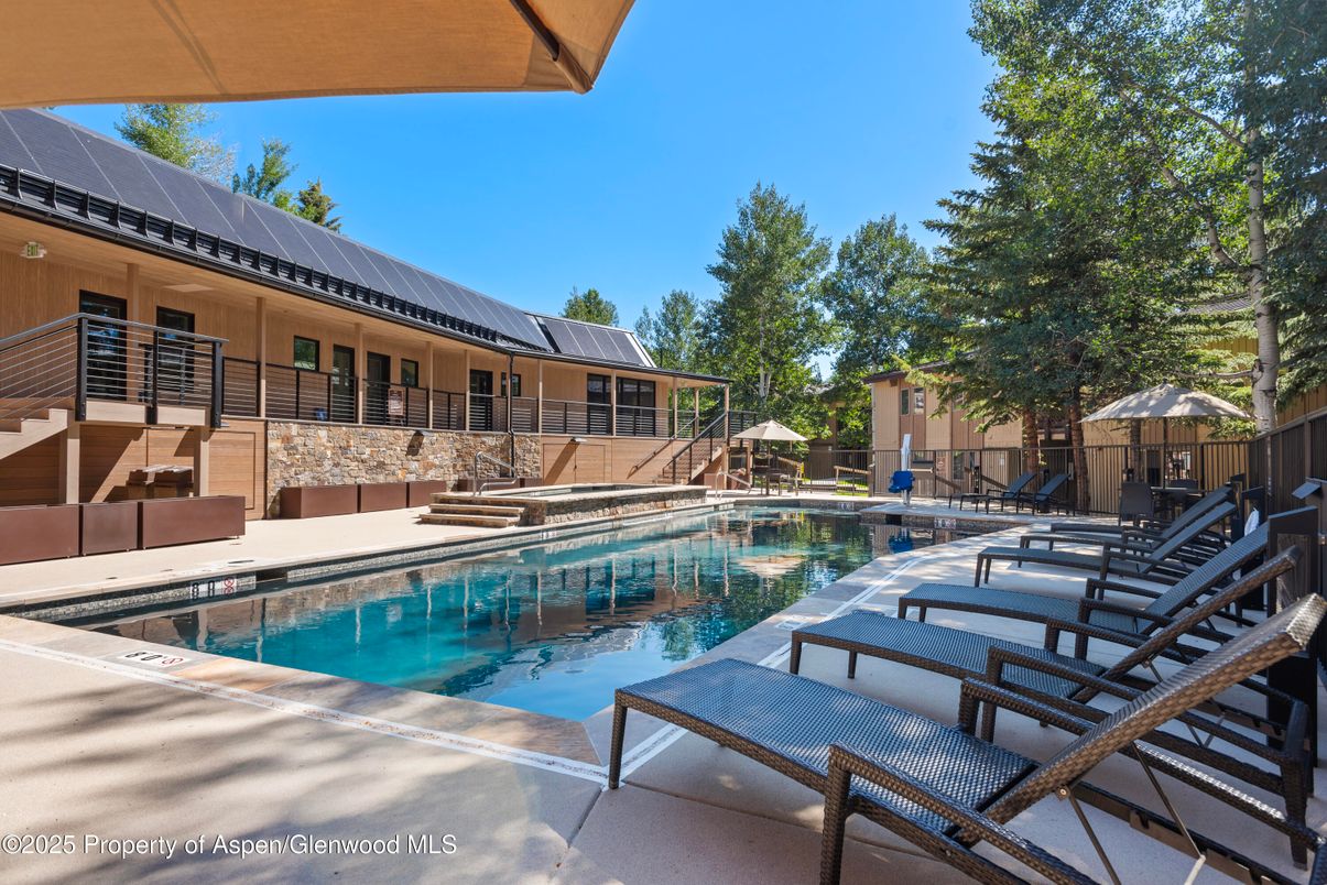 Exterior, Pool, Solar Panels