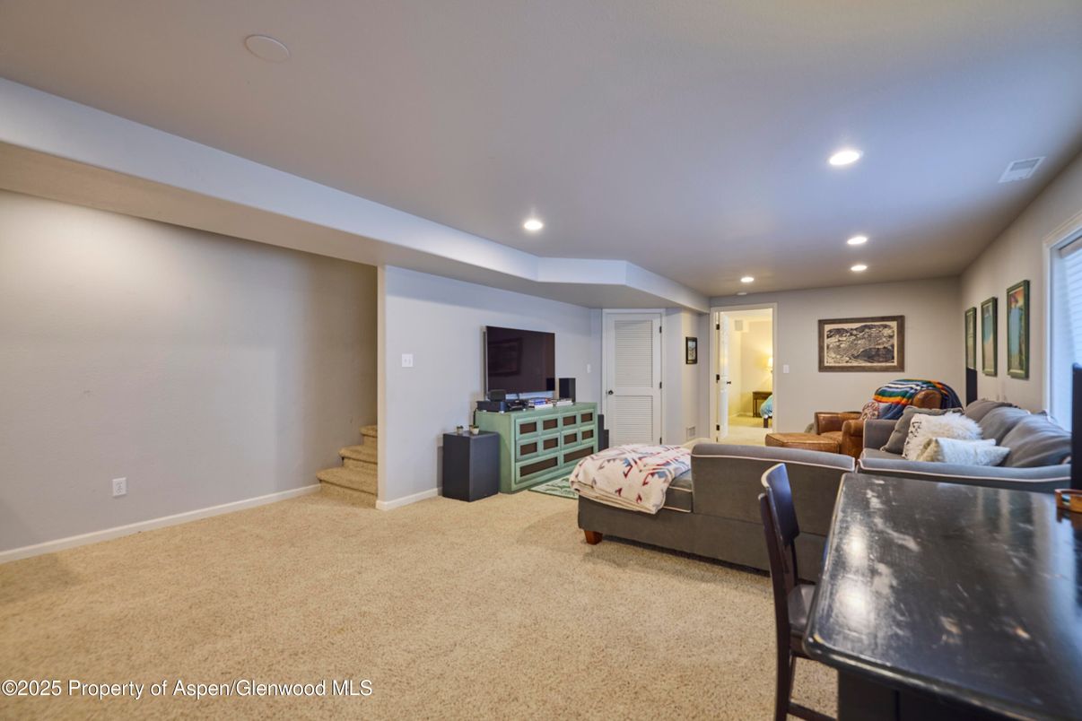 Interior, Living room, Recessed Lighting