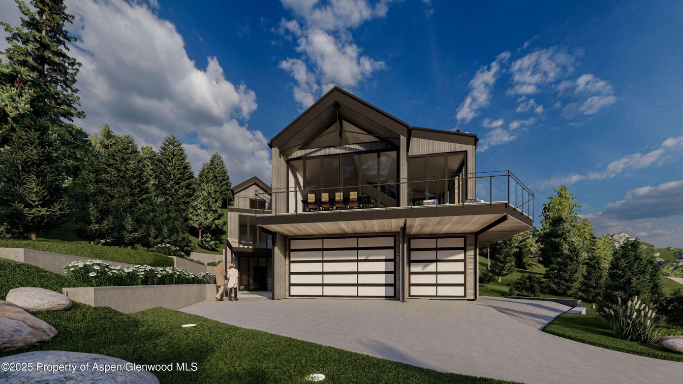 Attached, Exterior, Facade, Modern