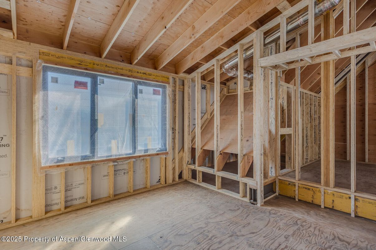 Empty room, Interior, Wooden Beams, Wooden Ceilings, Wooden Walls