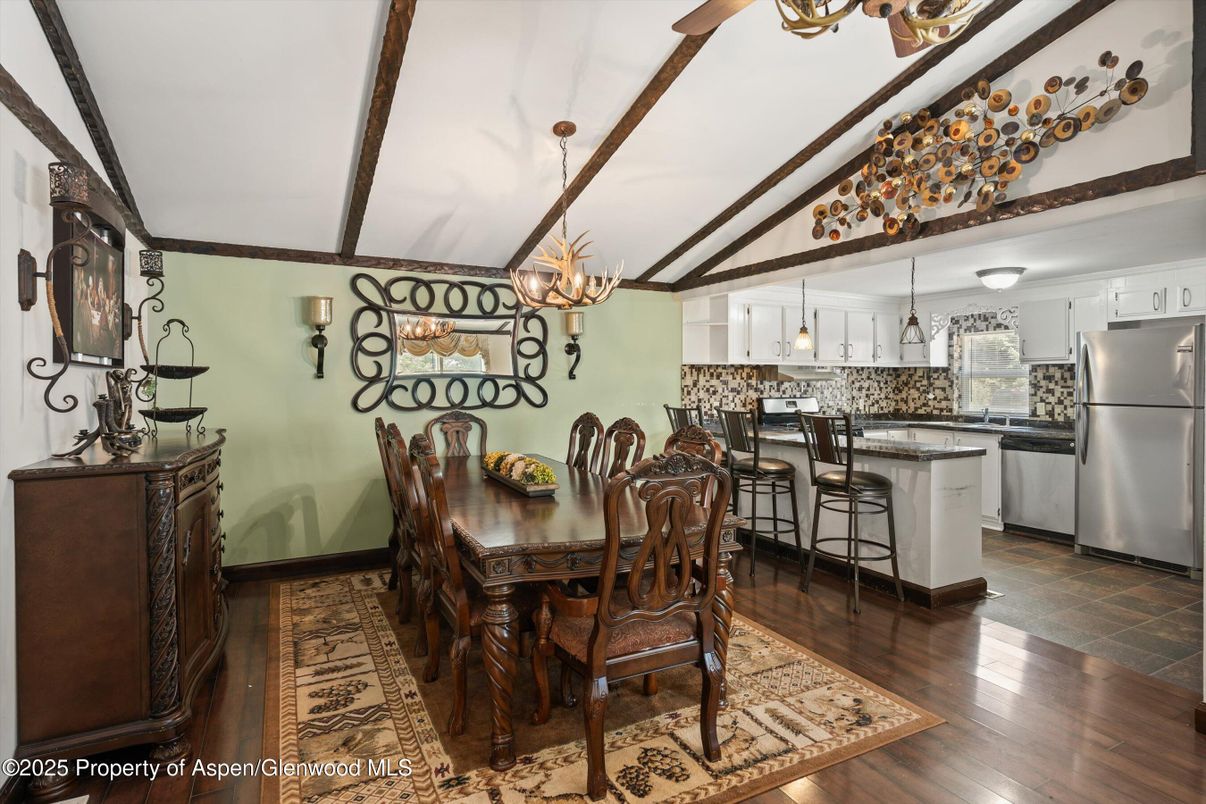 Chandelier, Dining room, Interior, Kitchen, Pendant Lights, Wood Texture Flooring