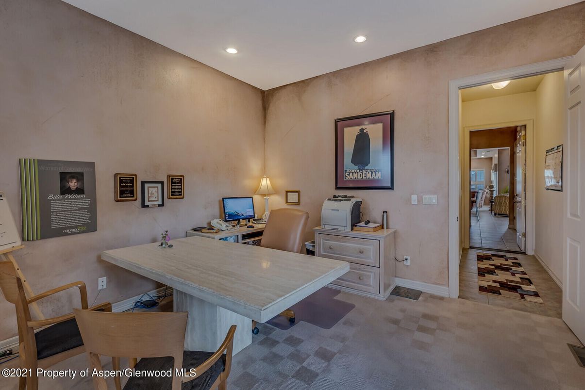 Home Office, Interior, Recessed Lighting