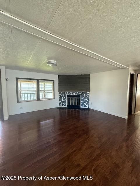 Empty room, Fireplace, Interior, Wood Texture Flooring