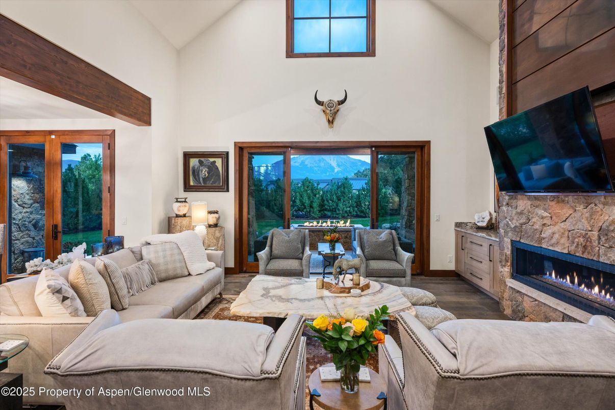 Fireplace, Interior, Living room, Wooden Beams, Wood Texture Flooring