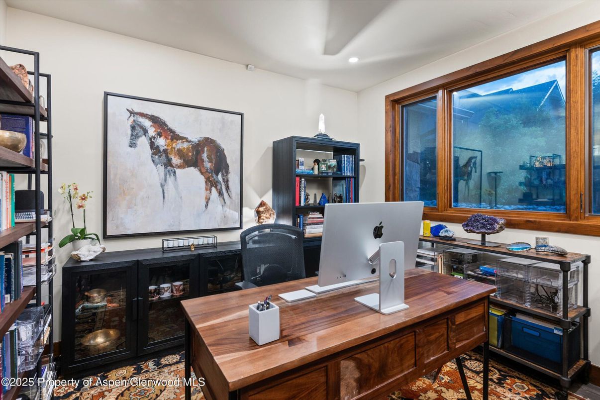 Home Office, Interior, Recessed Lighting