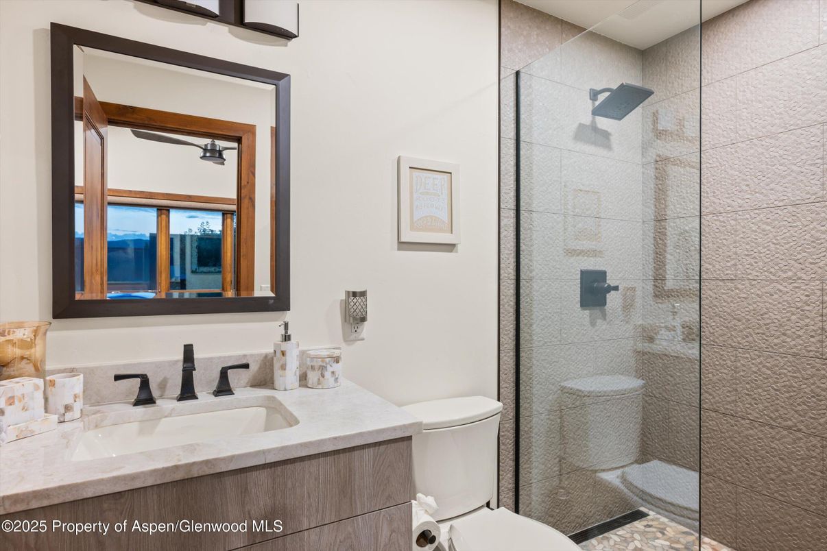 Bathroom, Glass Shower, Interior