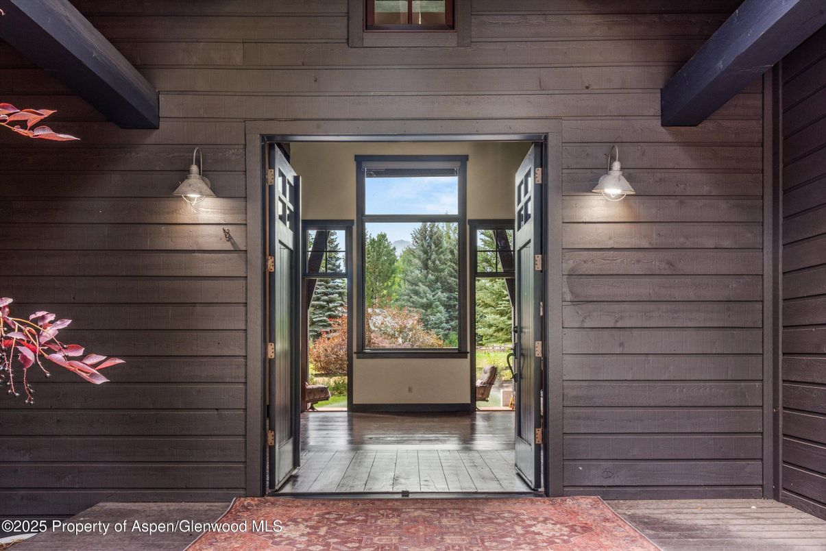 Exterior, Pendant Lights, Wood Texture Flooring