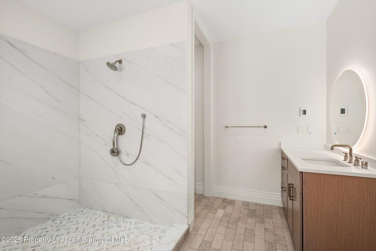 Bathroom, Interior, Marble Walls