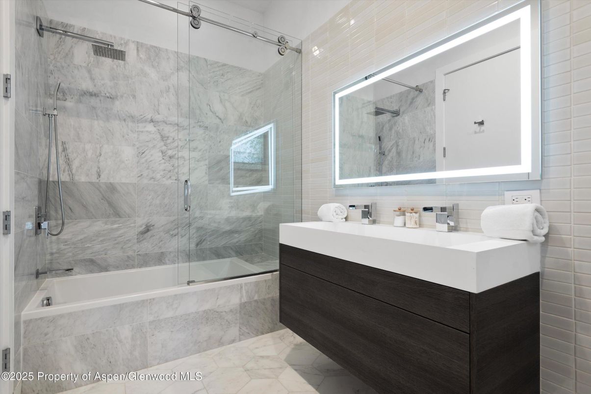 Bathroom, Glass Shower, Interior, Marble, Marble Walls