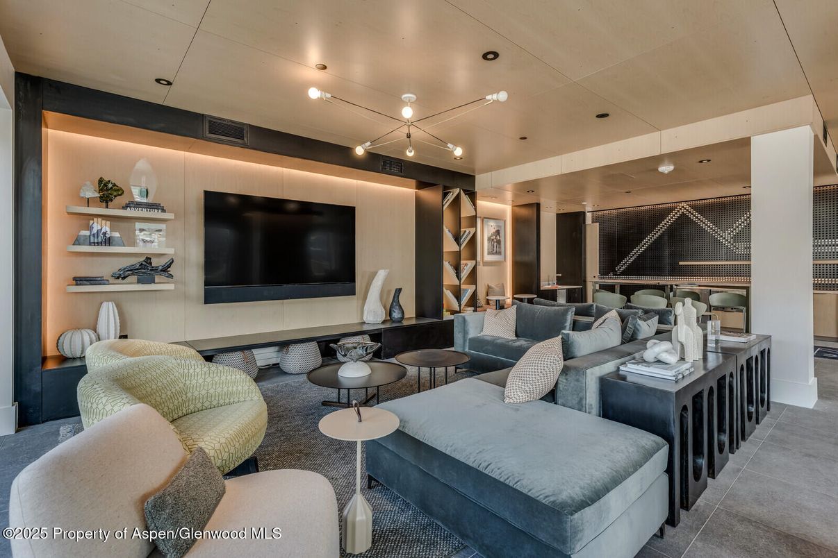 Interior, Living room, Recessed Lighting