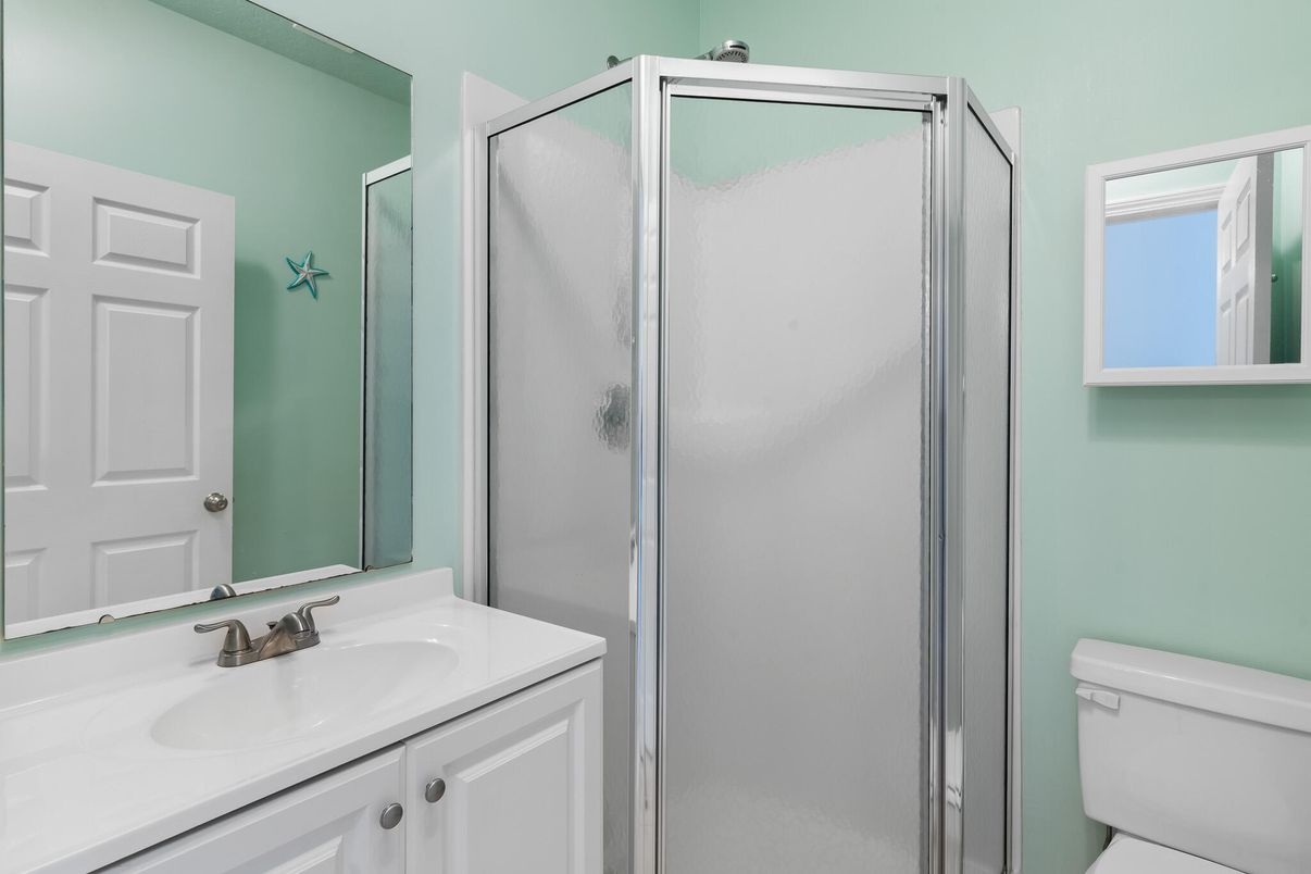 Bathroom, Glass Shower, Interior