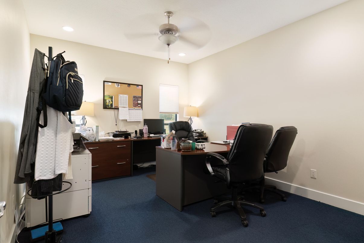 Home Office, Interior, Recessed Lighting