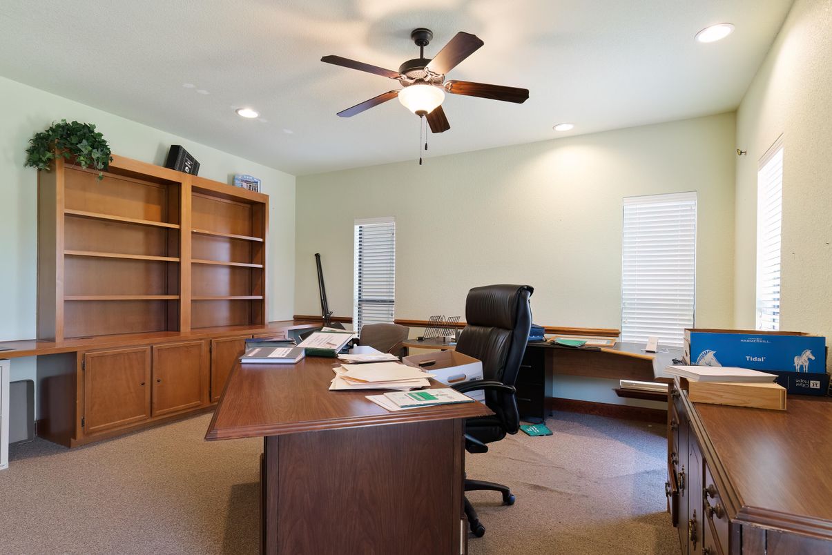 Home Office, Interior, Recessed Lighting