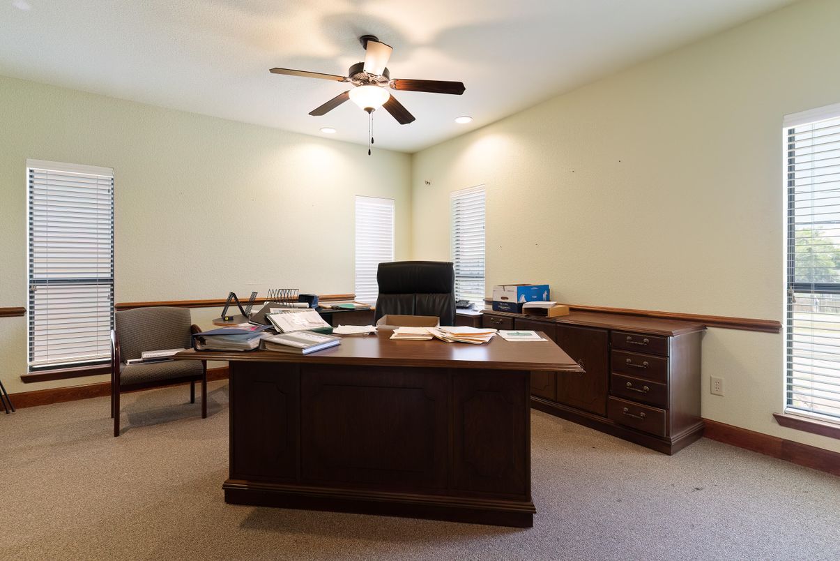 Home Office, Interior, Recessed Lighting