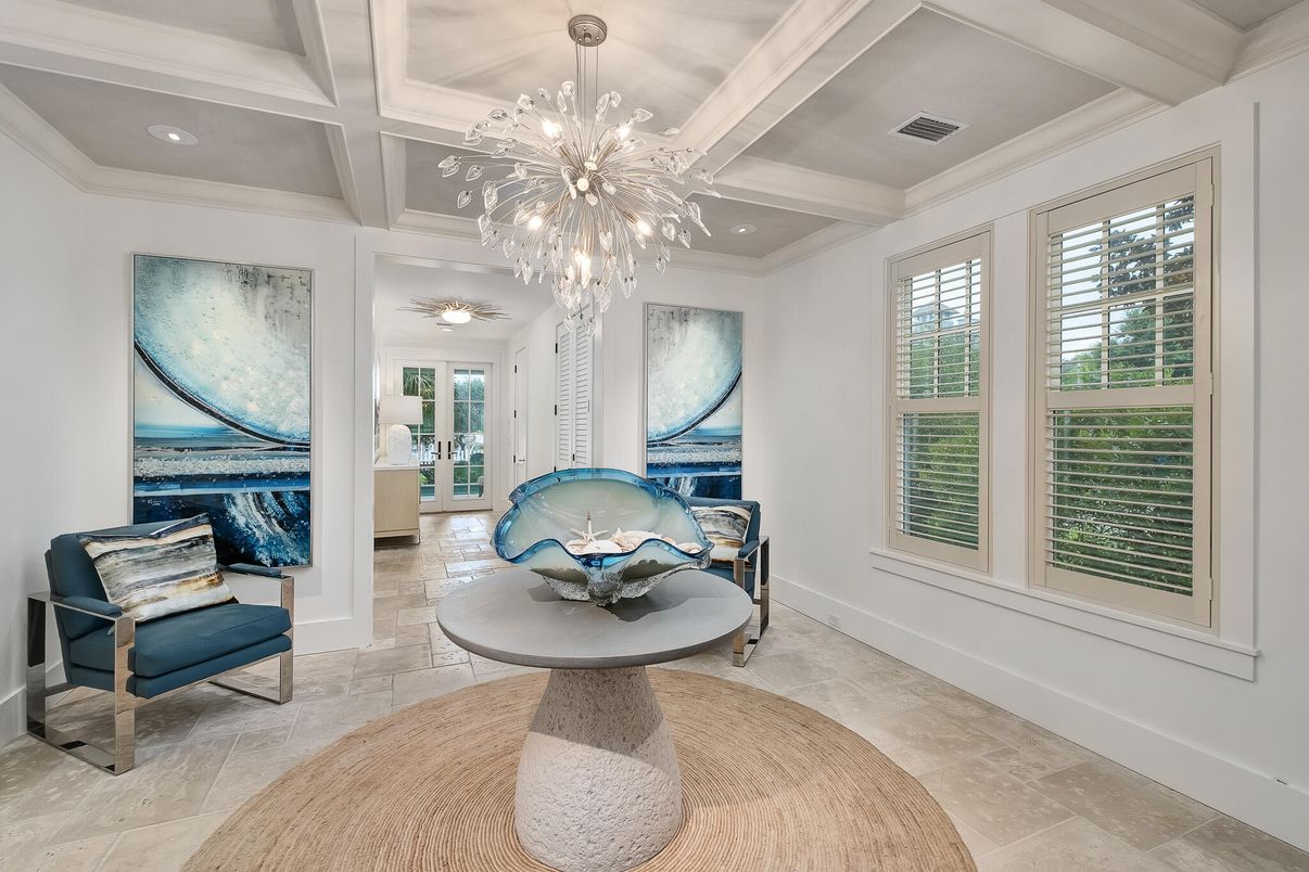 Chandelier, Interior, Recessed Lighting
