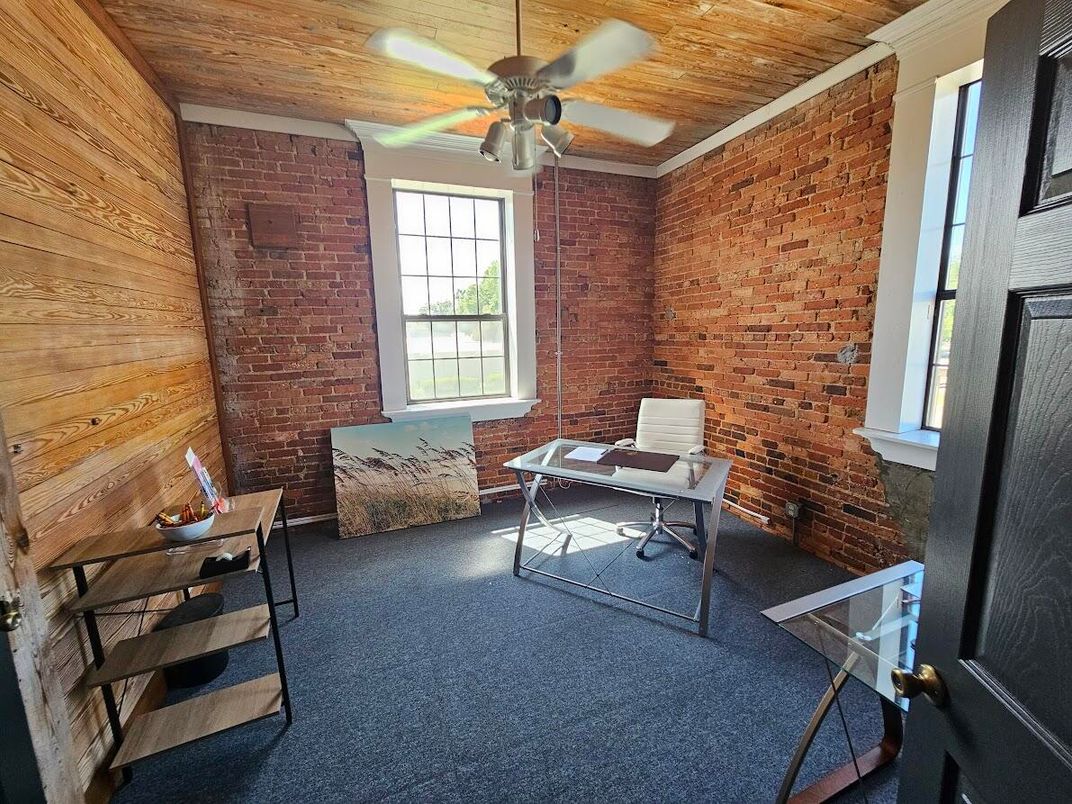 Home Office, Interior, Stone Walls, Wooden Ceilings, Wooden Walls