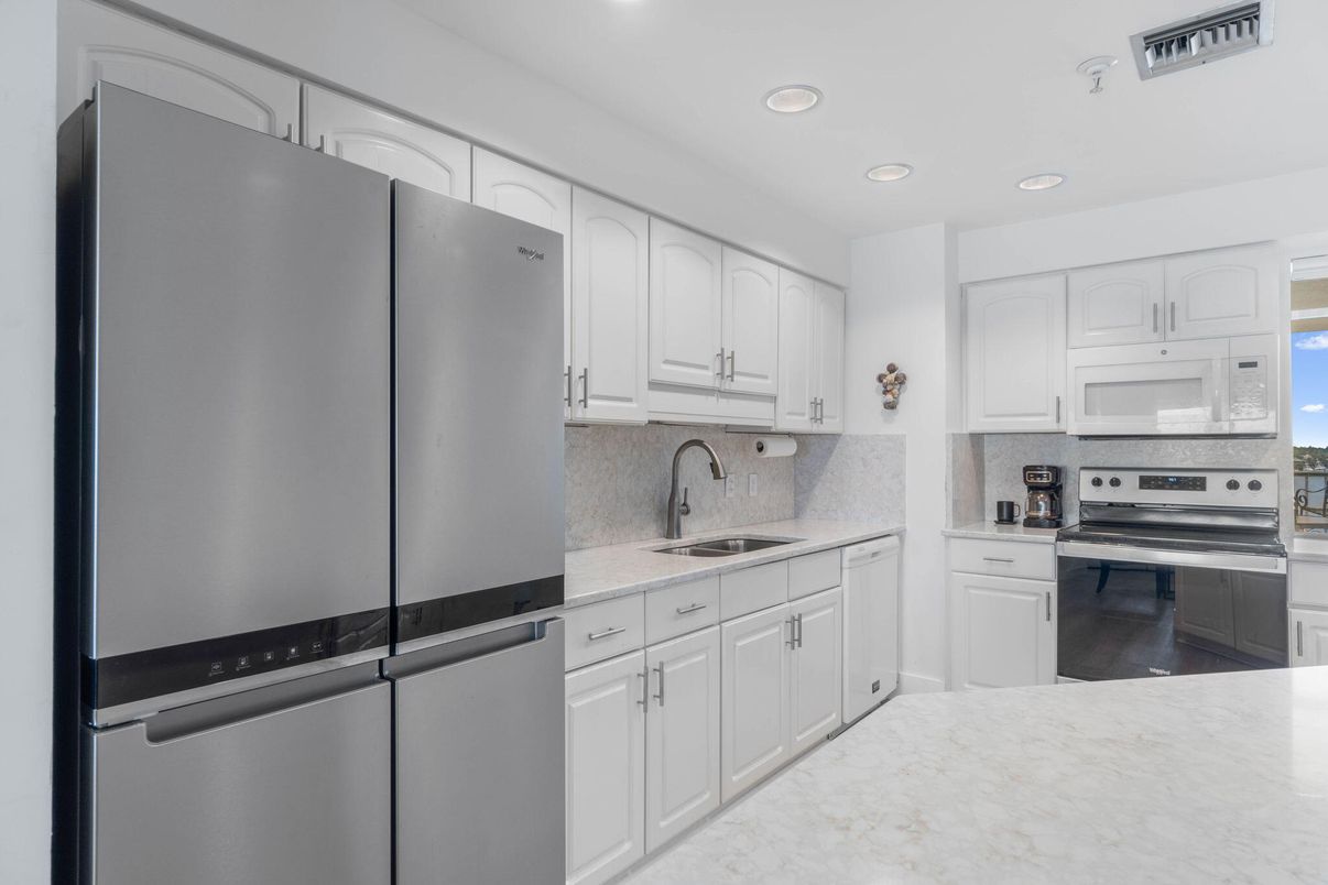 Interior, Kitchen, Recessed Lighting, Stainless Steel Appliances