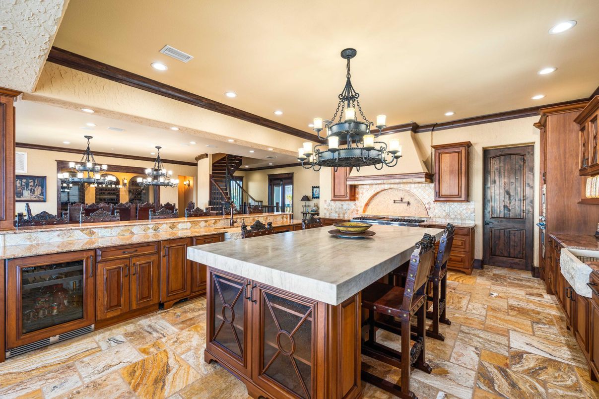 Chandelier, Interior, Kitchen, Pendant Lights, Recessed Lighting