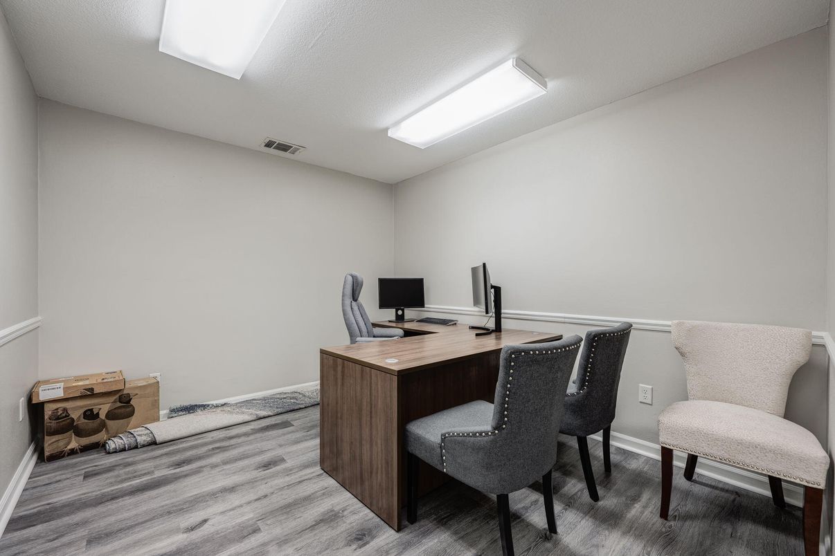 Home Office, Interior, Wood Texture Flooring