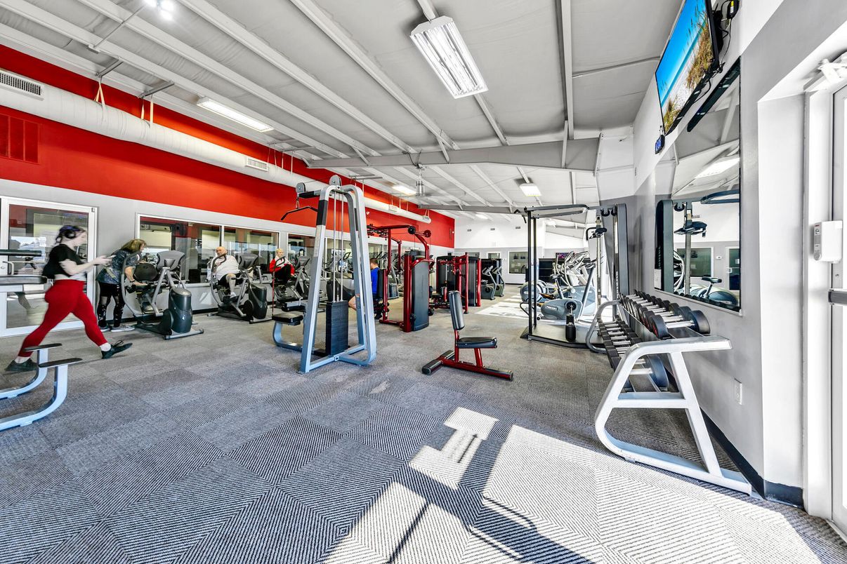Fitness Equipment, Gym, Interior