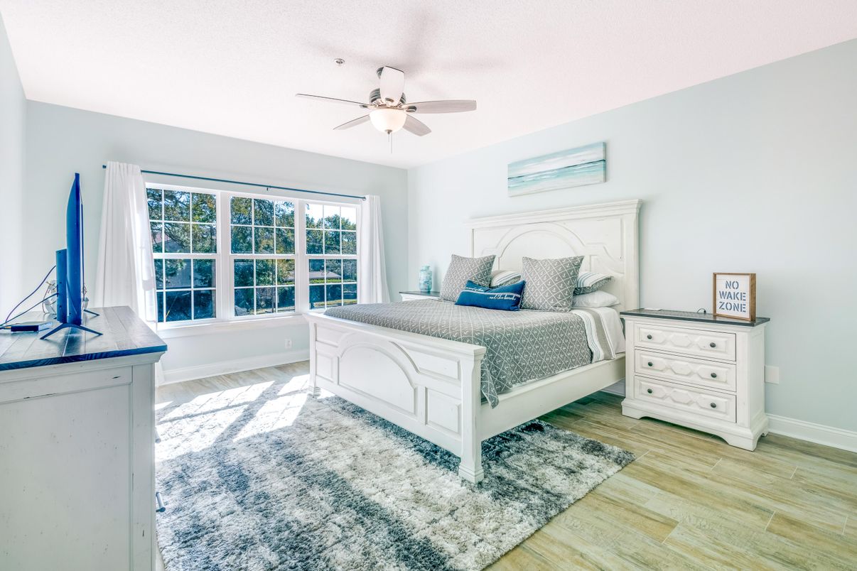 Bedroom, Interior, Wood Texture Flooring