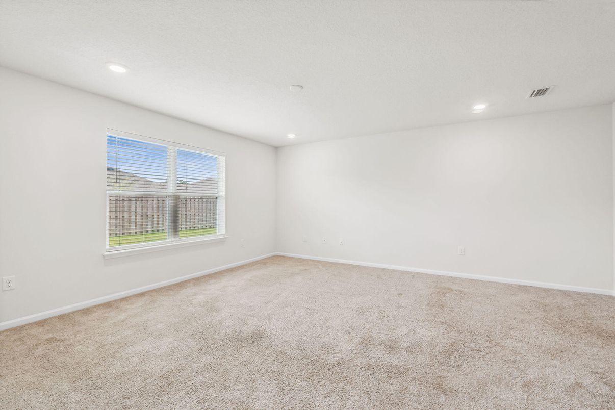 Empty room, Interior, Recessed Lighting