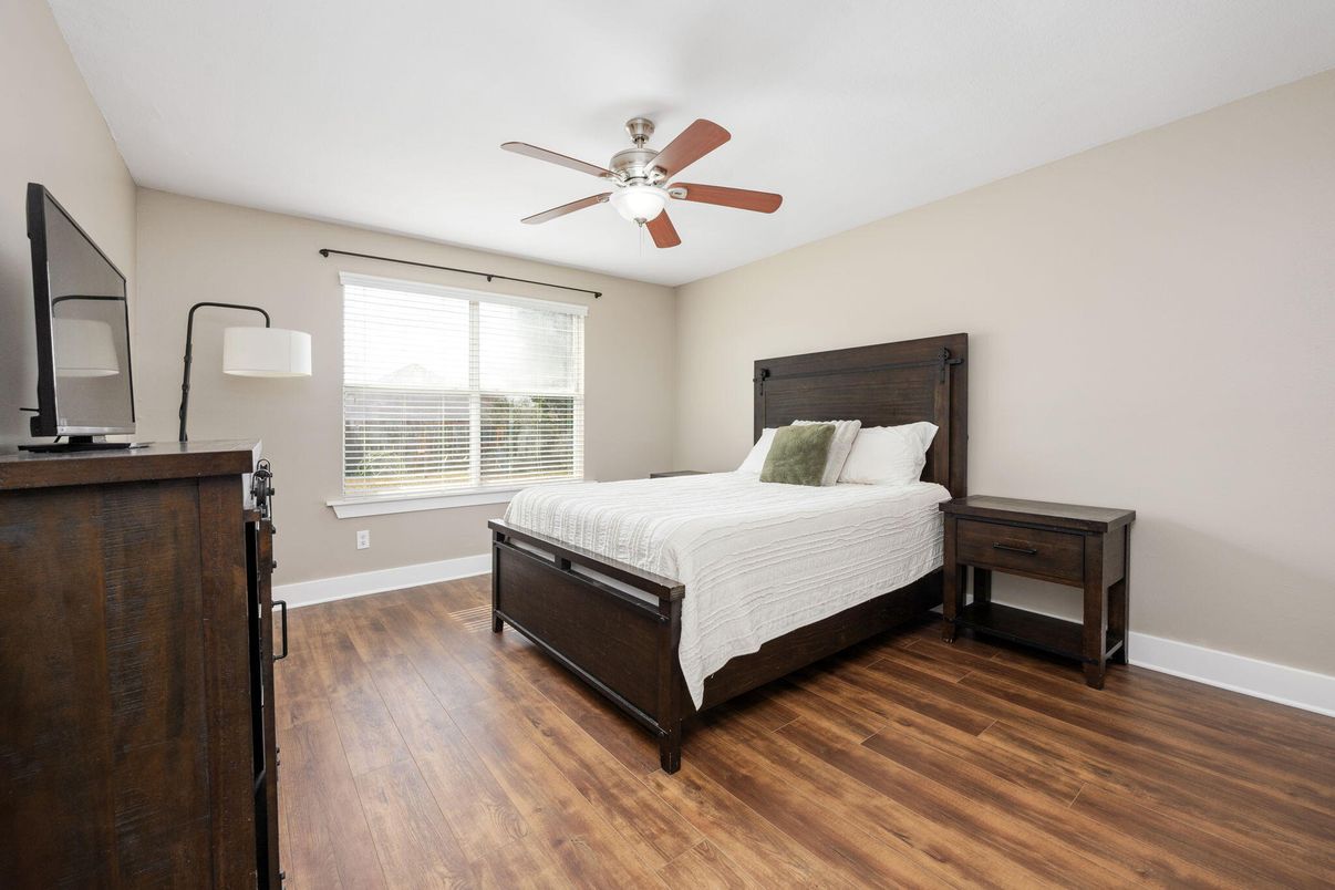 Bedroom, Interior, Wood Texture Flooring