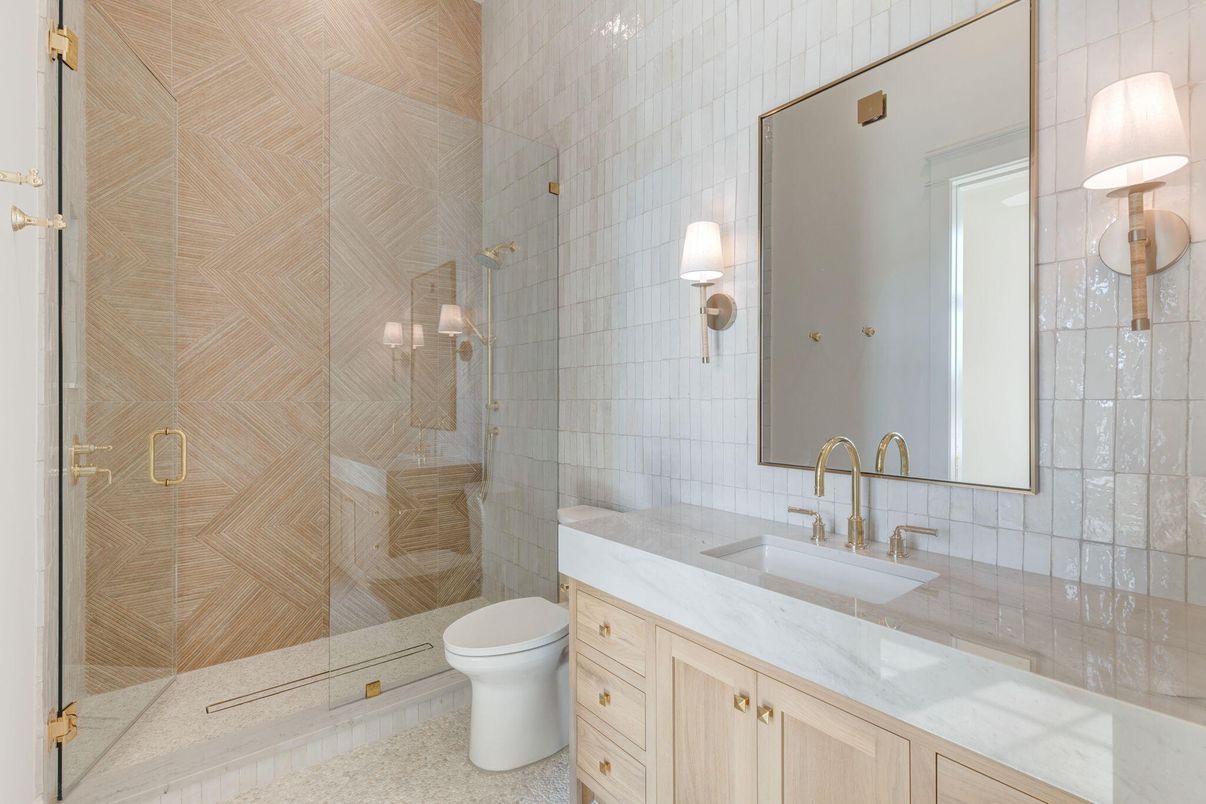 Bathroom, Glass Shower, Interior