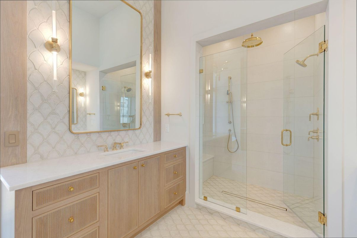 Bathroom, Glass Shower, Interior