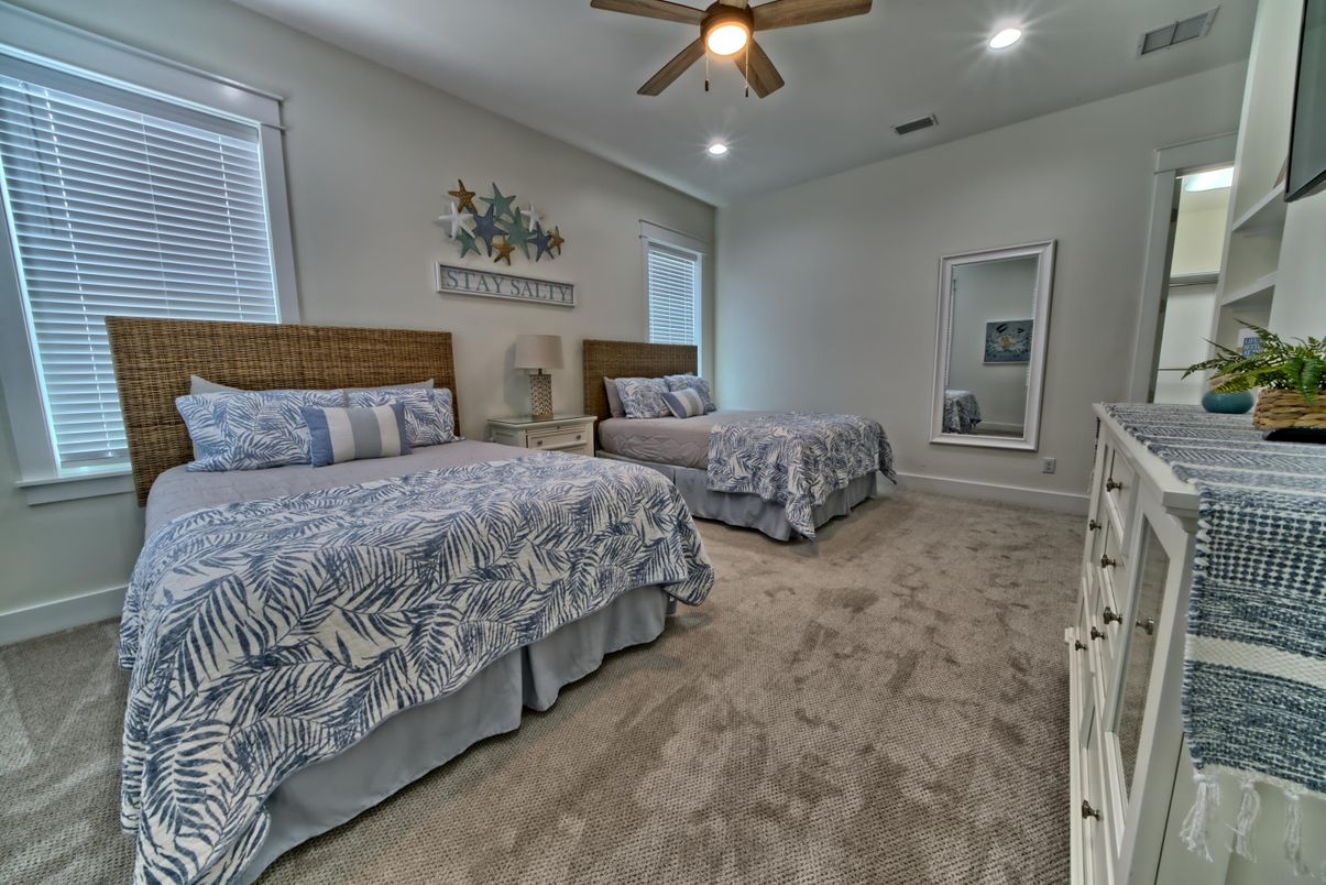 Bedroom, Interior, Recessed Lighting