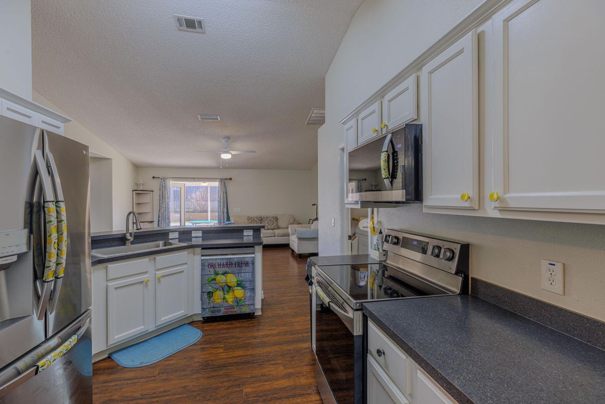 Interior, Kitchen, Living room, Wood Texture Flooring
