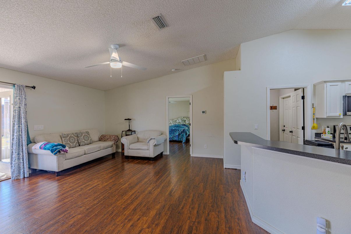 Interior, Kitchen, Living room, Wood Texture Flooring