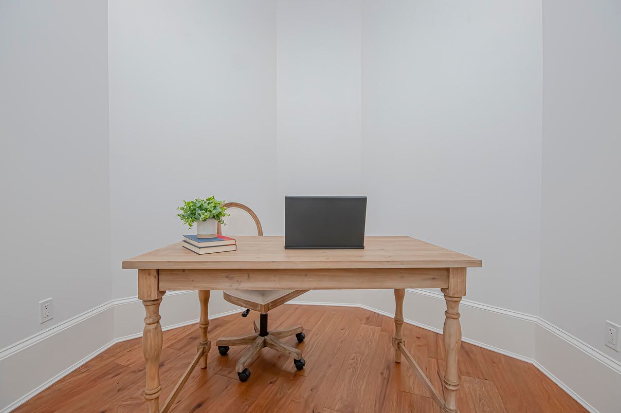 Home Office, Interior, Wood Texture Flooring