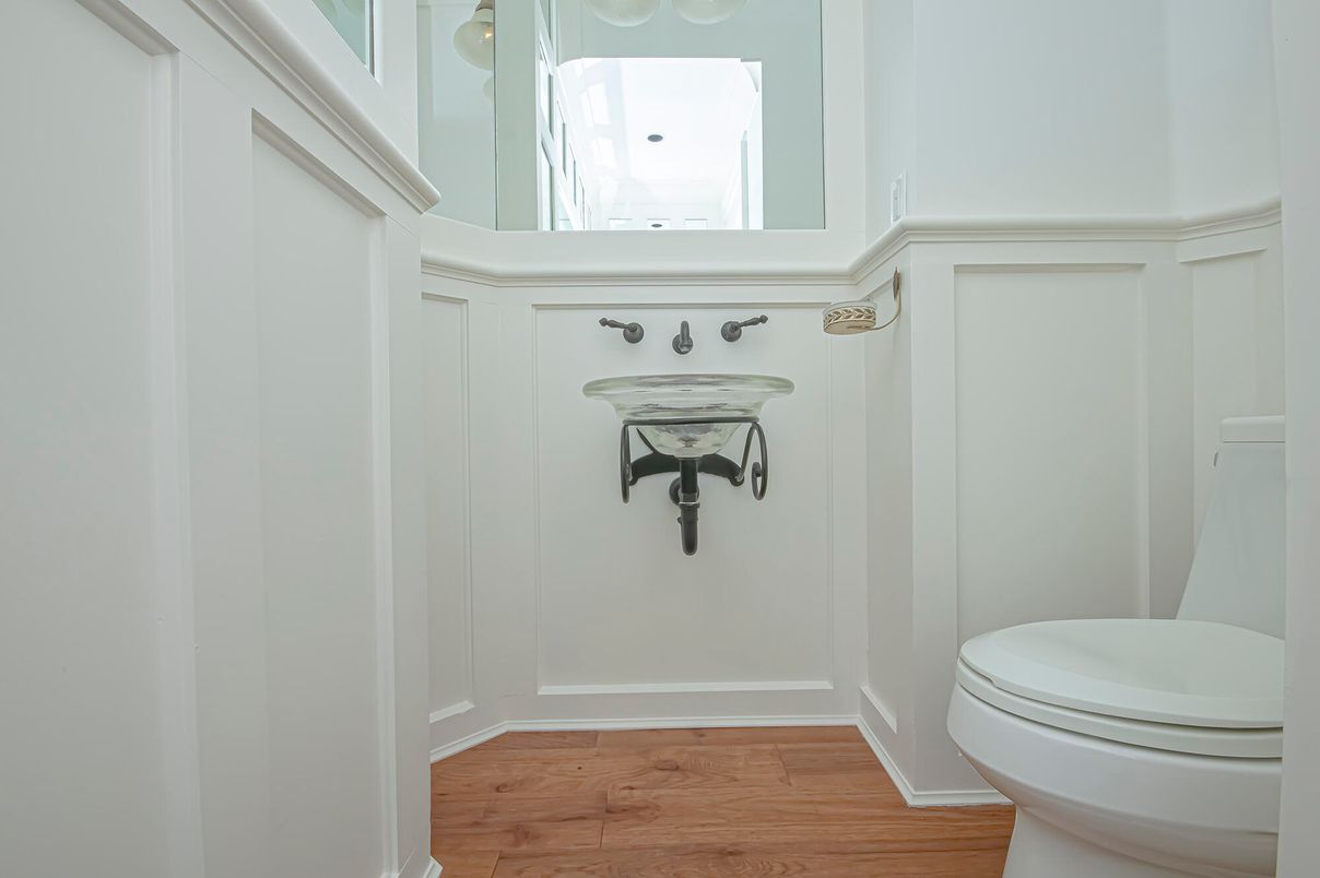 Bathroom, Interior, Wood Texture Flooring