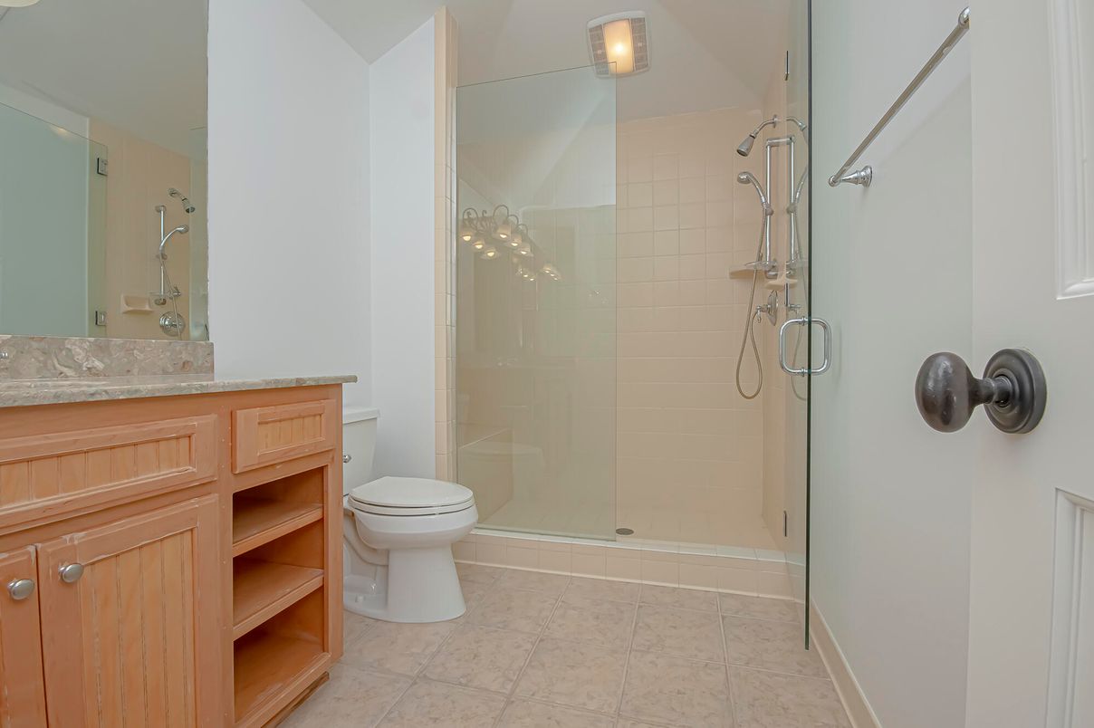 Bathroom, Glass Shower, Interior
