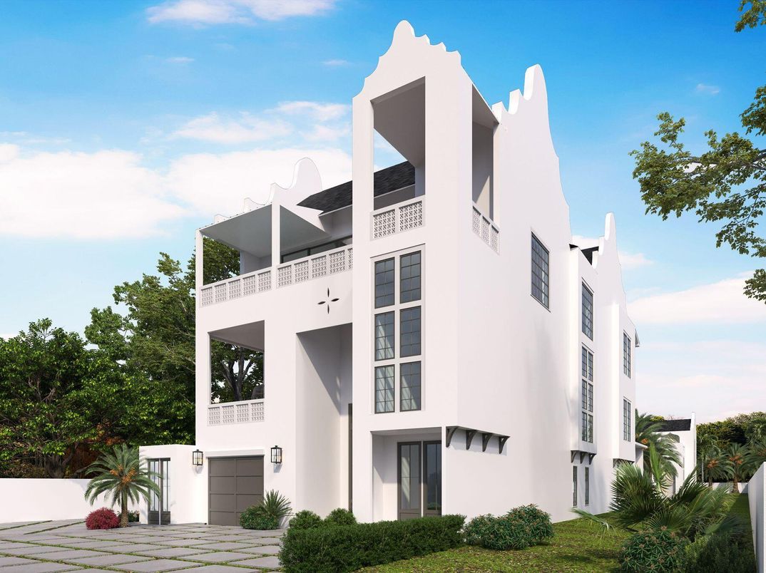 Exterior, Facade, Modern