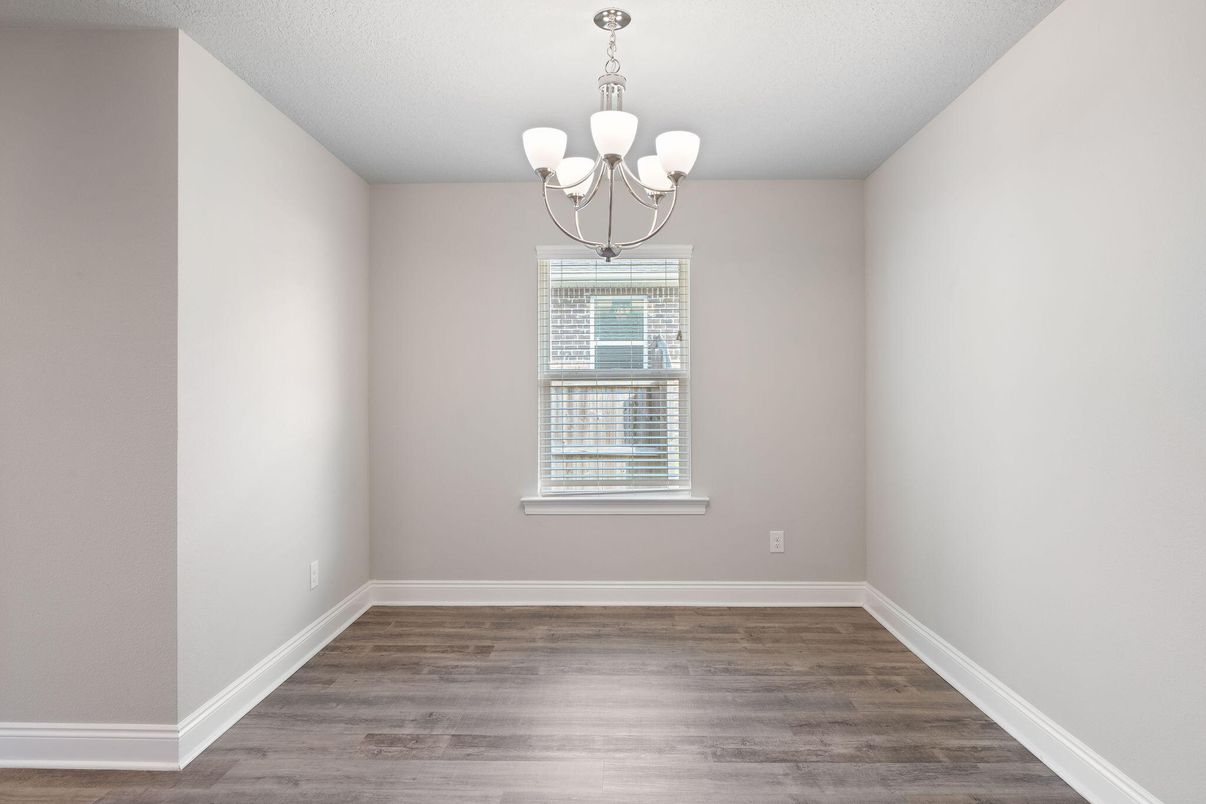 Chandelier, Empty room, Interior, Wood Texture Flooring