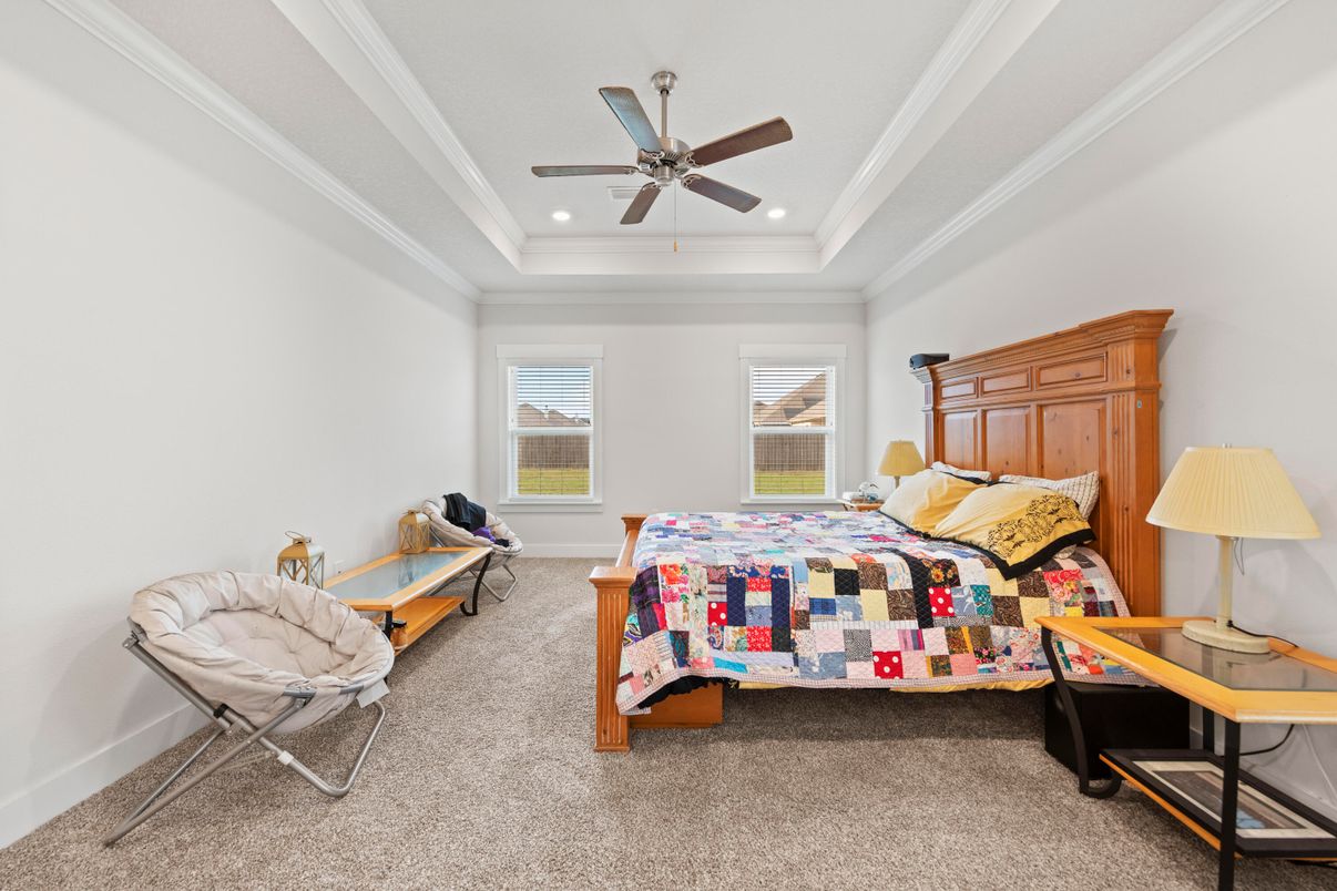 Bedroom, Interior, Recessed Lighting