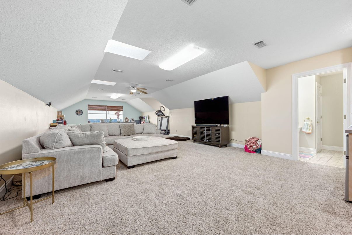 Interior, Living room, Recessed Lighting