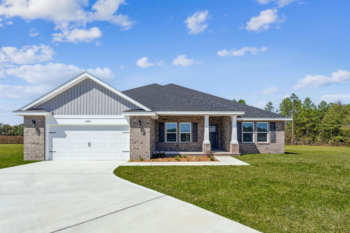 Attached, Exterior, Facade, Brick Facade, Ranch