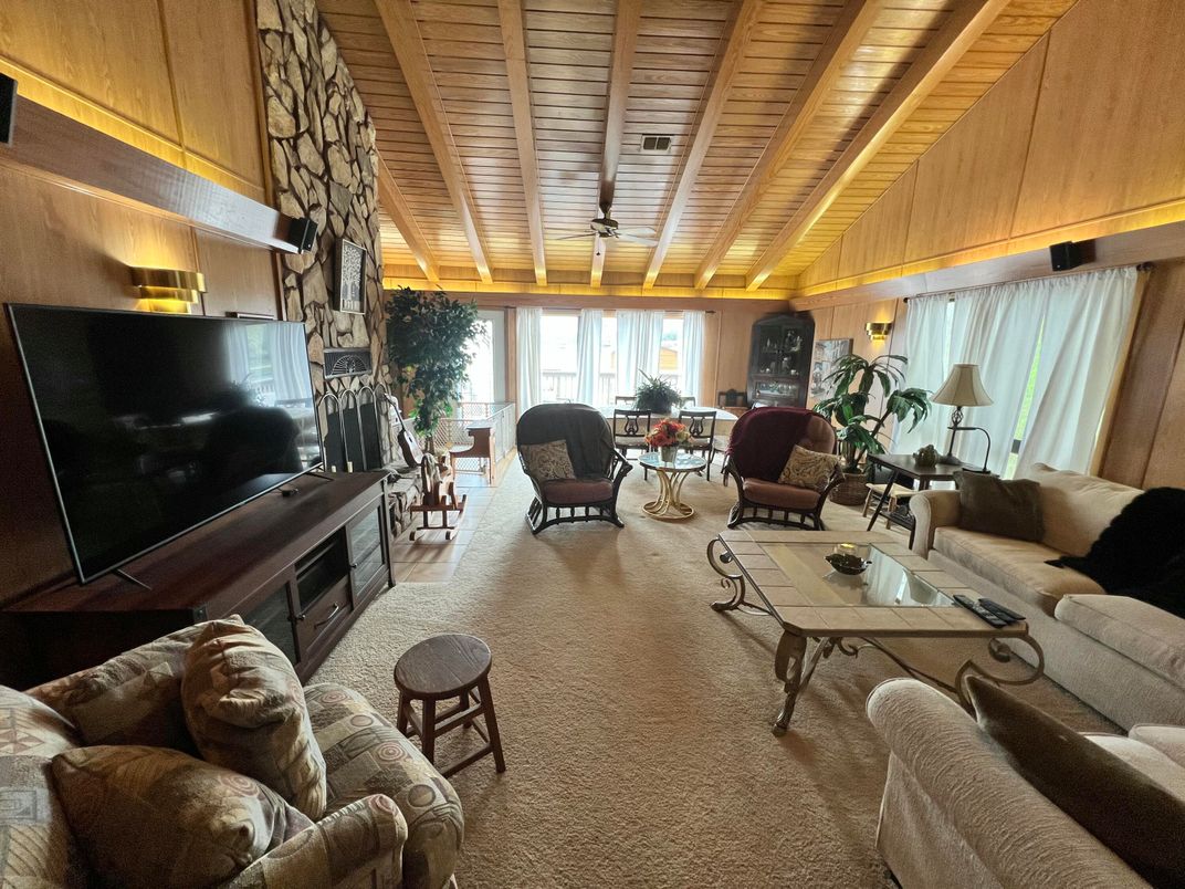 Dining room, Interior, Living room, Wooden Beams, Wooden Ceilings