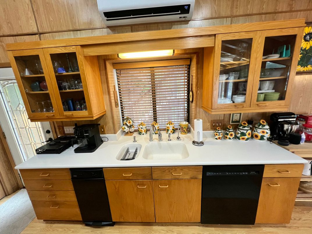 Interior, Kitchen, Wood Texture Flooring