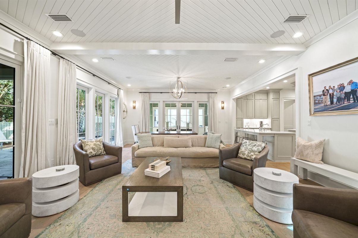 Interior, Living room, Recessed Lighting