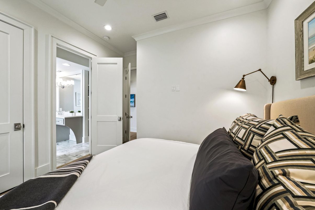 Bedroom, Interior, Recessed Lighting