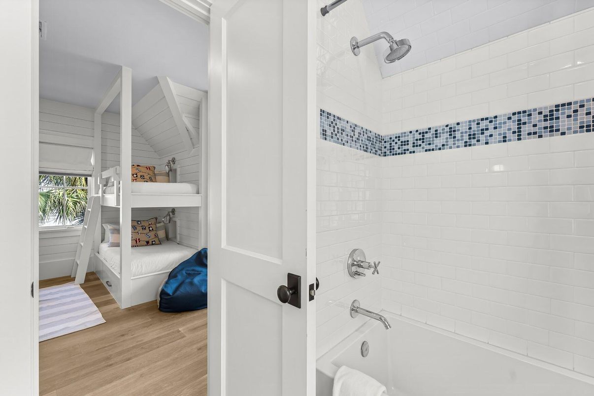 Bathroom, Interior, Wood Texture Flooring