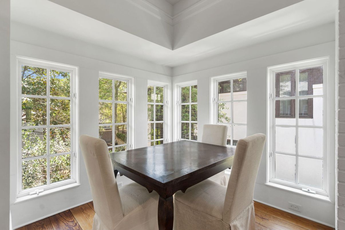 Dining room, Interior, Wood Texture Flooring