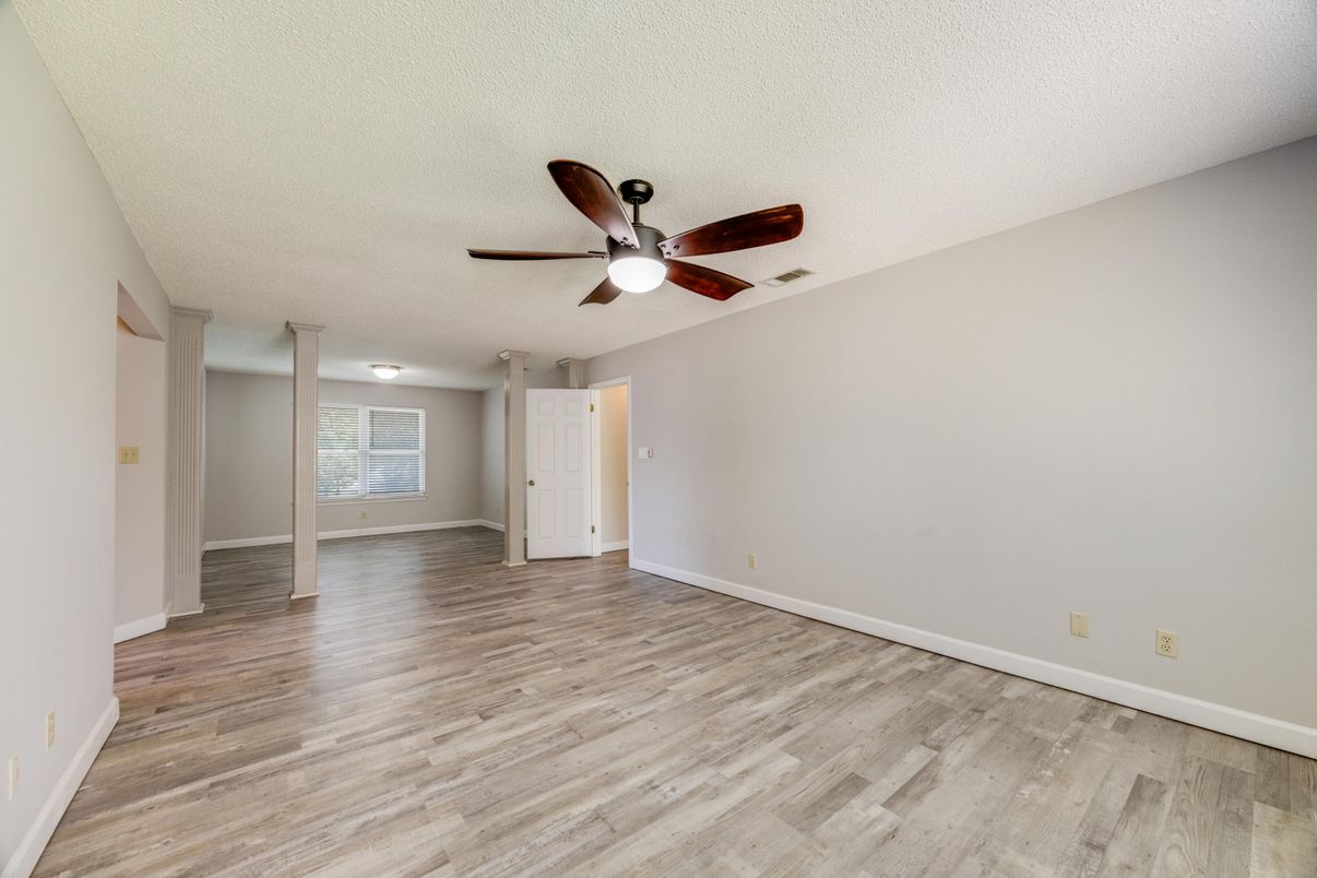 Empty room, Interior, Wood Texture Flooring